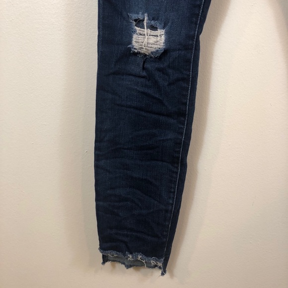 FRAME Le High Skinny Staggered Hem Baisley Jean 27 - Picture 5 of 7
